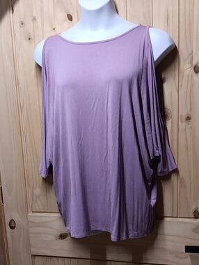 Emerald  Cold-Shoulder Tunic Top